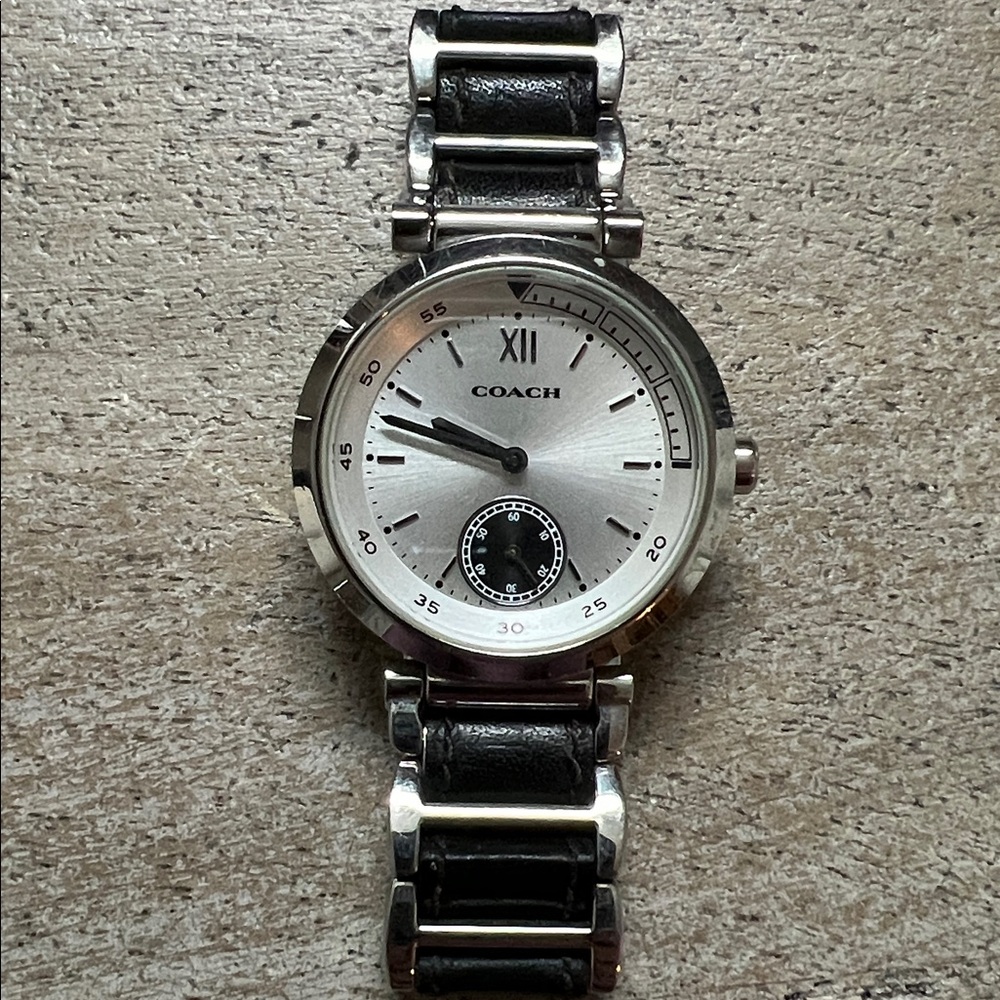Coach White and Silver Women’s Watch